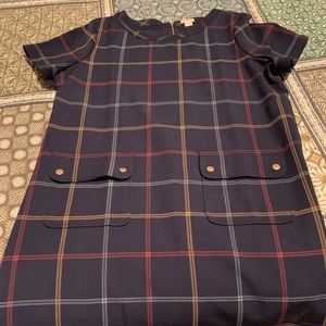 J Crew Plaid Dress